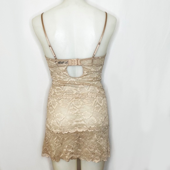 What Makes You Blush Ivory Chemise with Lace Details - Picture 6 of 11